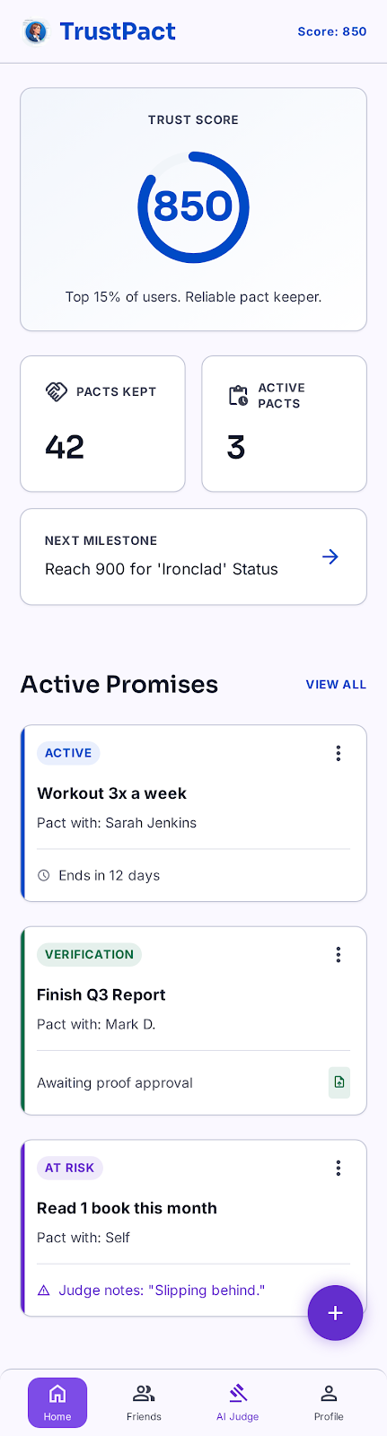 TrustPact screenshot
